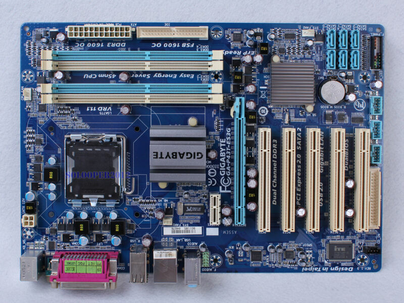 Gigabyte GA-P43T-ES3G Intel P43 Socket LGA 775 DDR3
