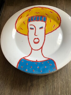 Rosenthal Studio Linie Teller Flach Brotteller mit Gesicht unbenutzt Form 1
