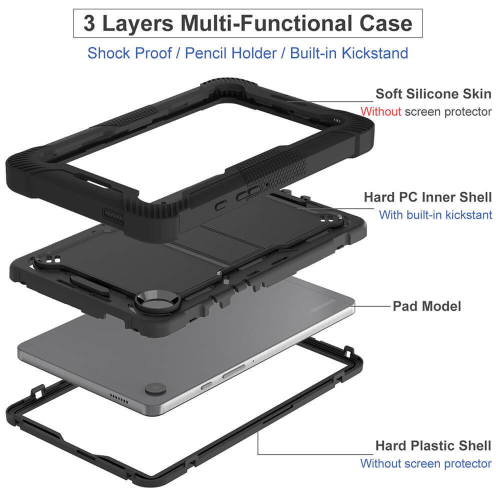 Robust Case for Samsung Galaxy Tab A9 Cover Stand (Black) Black | eBay