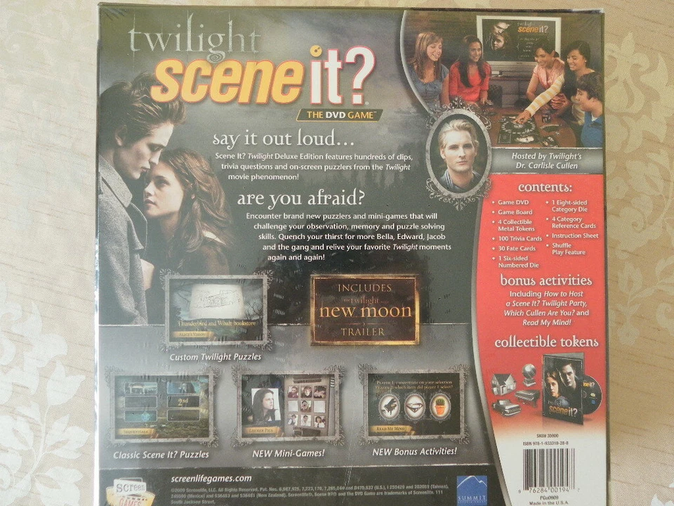 Deluxe Twilight scene it & Twilight saga DVD trivia board game both sealed - Image 3 of 4