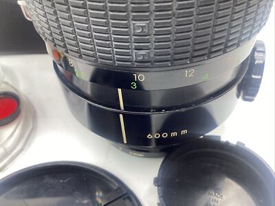 SIGMA 1:8 f=600 mm 35 mm Japan Lens Camera Photography Color Disc