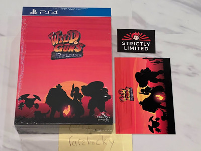 Wild Guns Reloaded Collector's Edition (PS4) NEW SEALED W/CARD SLG, MINT!