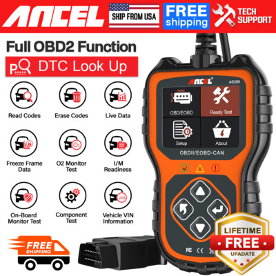 Universal OBD2 Scanner OBDII Code Reader Car Diagnostic Tool Check Engine Fault 