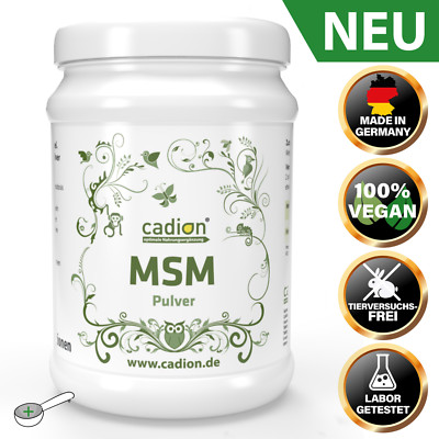MSM Pulver 1 kg I organischer Schwefel I Methylsulfonylmethan I 99,9% Reinheit