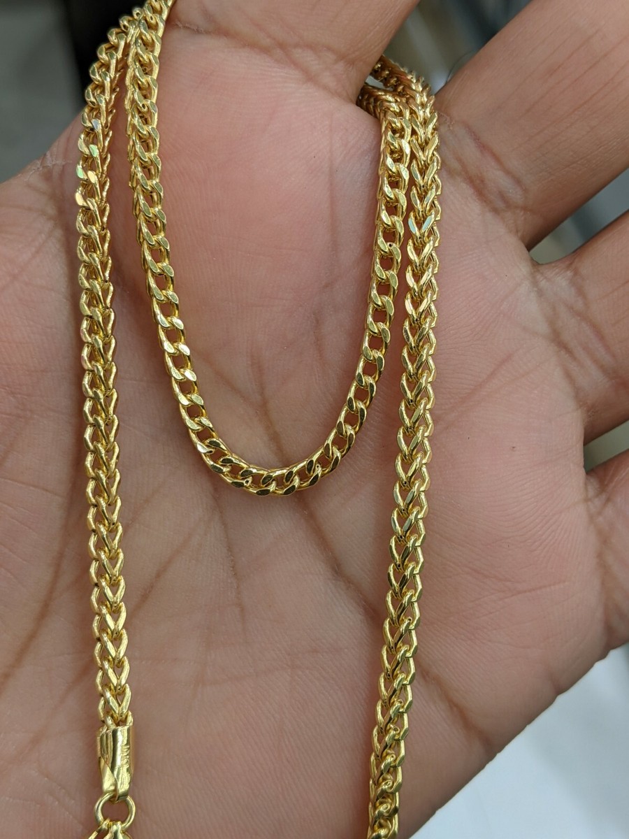 アクセサリー 10K FRANCO CHAIN 18 NCH アクセサリー 10K FRANCO CHAIN 18 NCH Buy 10k Yellow Gold Hollow