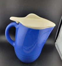 Vintage Blue Bell Refrigerator Pitcher Atomic MCM Cottagecore  Retro