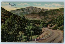 1950 Colorado Springs Postcard Vail Pass Highway New Short Route Western Slope