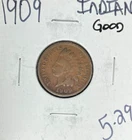 1909 INDIAN HEAD CENT ~ GOOD ~NICE COIN~