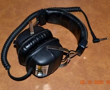 Vintage GARRETT Electronics Metal Detector Stereo Headphones - Very Nice!