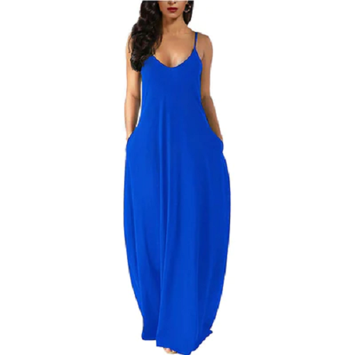 plain loose dress Perfect Sleeve Loose Plain, Breezy, Long Maxi Dress for Summer
