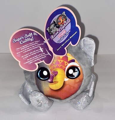 Wild at Heart i-Lulu's Mini Face-Changing Plush Asian Elephant Trunk NEW!!!