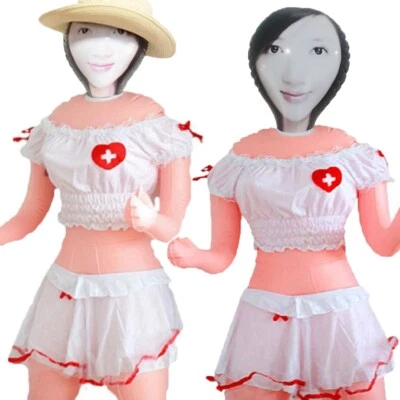 MEMOHEY Inflatable Christmas Blow Up Doll Woman Hen Party Stag Night Secret Dolls 150cm