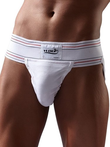 Omtex Athletic Wolf Cotton Stretchable Gym Supporter Jockstraps with Cup Pocket - Picture 15 of 16