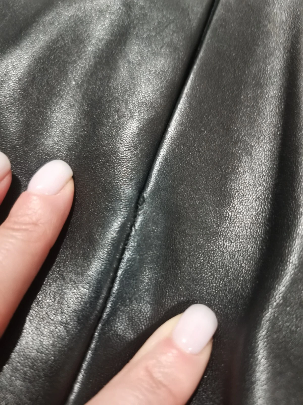 AUTENTICO ABITO PRE AUTUNNO 2011 Valentino pizzo dettaglio maniche volant pelle nero 4