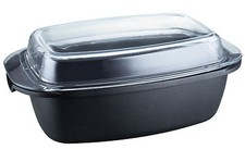KOPF Pic Induktion Aluguss-Bräter 5,2 L mit Deckel Auflaufform Aluguss Bräter