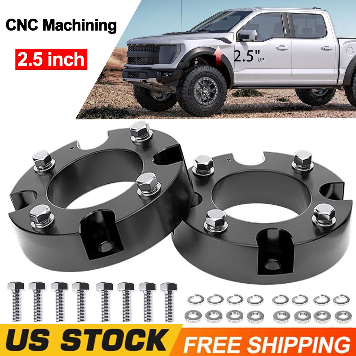 Tundra Leveling Lift Kits 2 Front - 2 Inch Strut Spacer Suspension
