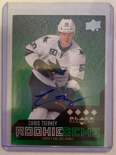 2014-15 Upper Deck Black Diamond Emerald /25 Chris Tierney #246