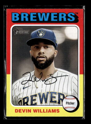 2024 Topps Heritage Devin Williams Milwaukee Brewers #330 5 Card Lot