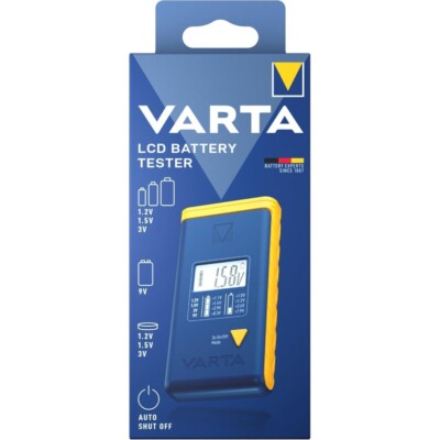 VARTA LCD Battery Tester Box LCD Handlicher Batterietester Diagnosegerät 