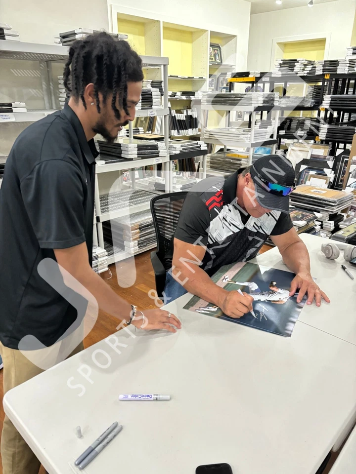 Jose Canseco autographed signed 8x10 photo MLB Oakland Athletics JSA COA - Image 2 of 2