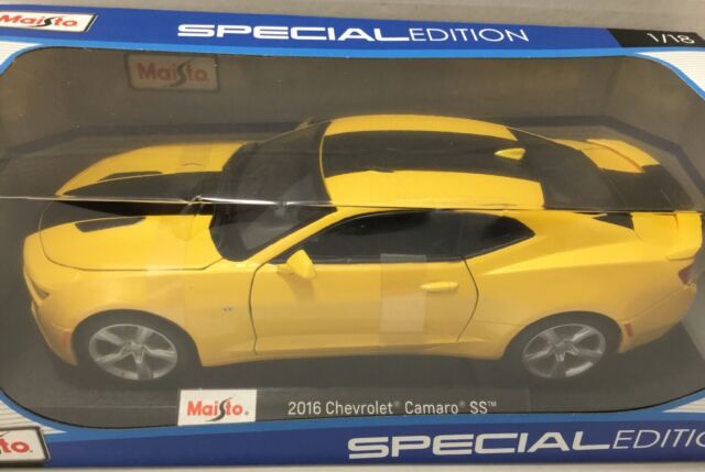 2016 Chevrolet Camaro SS Yellow 1/18 Diecast Model Car by Maisto 31689Y for sale online