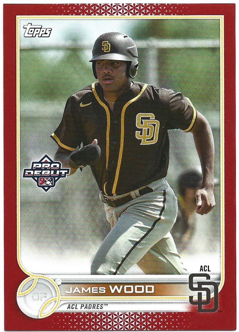 2022 Topps Pro Debut - James Wood #PD-132 for sale | eBay