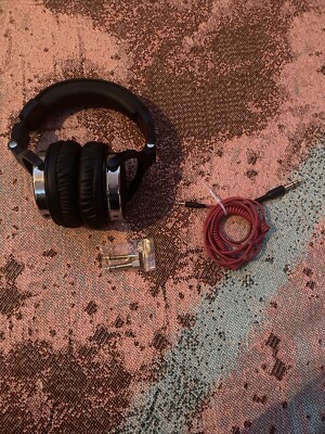 Headphones 6.35mm AND 3.5mm Compatible, All Adapters And Cables Provided.