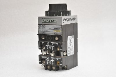 Agastat Model 7014PC 7000 Series Timing Relay 125VDC 2-20 Seconds