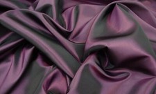 Fabric Two Tone Iridescent Apparel Taffeta Eggplant Purple Taf12
