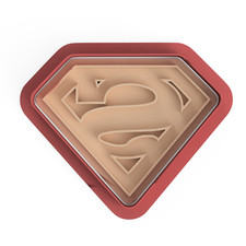 Superhero Logo Cookie Cutter & Embosser Stamp Set Movie — image 6