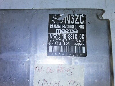 2004-2006 Mazda RX8 RX-8 ecm ecu computer N3ZC 18 881R 0K | eBay