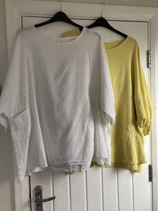 ladies linen tops size 22-24 BOGOF | eBay