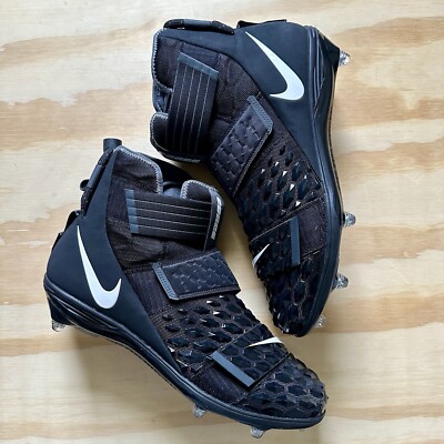 Size 14.5 Nike Force Savage Elite 2TD Black Football Cleats 