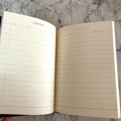 GUCCI CINEMA notebook Japan Limited note movie list diary NEW memo