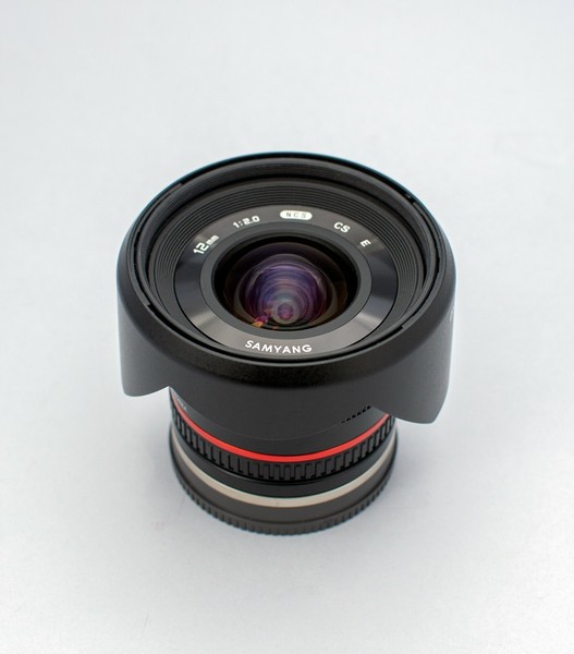 Genuino Samyang 12mm f/2.0 NCS CS Lens f/2 F2 for Sony E Mount (black)