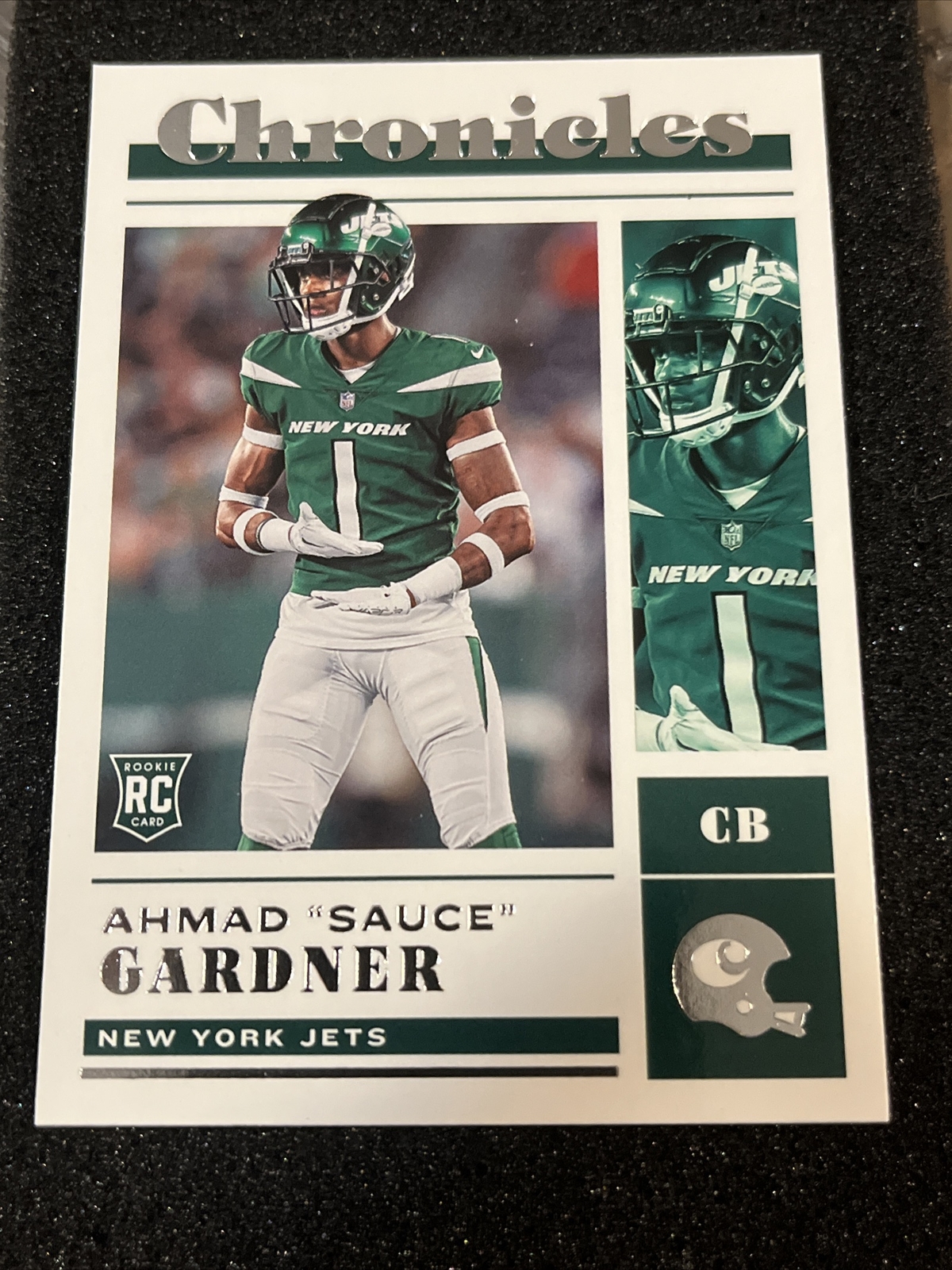 2022 Panini Chronicles Football NFL #38 Ahmad Sauce Gardner Base Rookie RC Jets