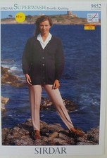 Sirdar Superwash Double Knitting Misses Jackets Sweater Pattern