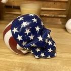 american flag Resin skull — photo 2