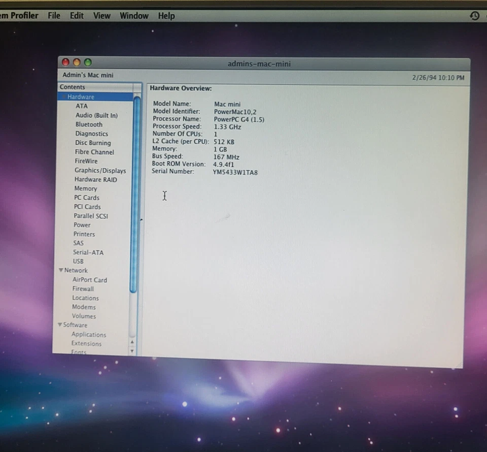 Apple Mac mini Desktop - M9686LL/B A1103 with Adapter - Image 3 of 3