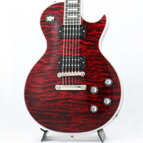 Gibson 1968 Les Paul Custom Reissue 5A Quilt Top Gloss (Fire Tiger) S/N: 408218