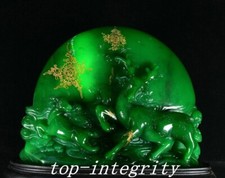 绿色中国古董寿山石主| eBay