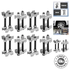 Enhanced Coil Spring Compressor Kit - 8 Pack for Optimal Vehicle Alignment