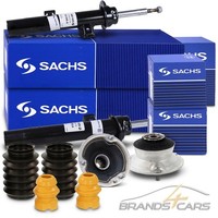 Sachs 2X StoßDÄMpfer + Domlager + PROTECTION-KIT Vorne FÜR BMW 1-ER E81 E87
