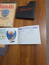 Faxanadu Nintendo Nes Spiel UK Version komplett verpackt mit Handbuch