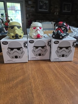 STAR WARS LEGION BLIND BOX STORMTROOPER HELMETS LOT OF 3 OPENED 2.5'' Vinyl