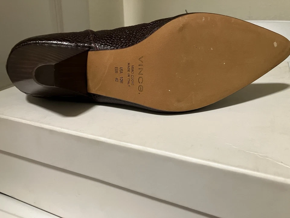 Vince Mujer Vero Cuoio Botines Nuevos $395 Foto 3 de 4