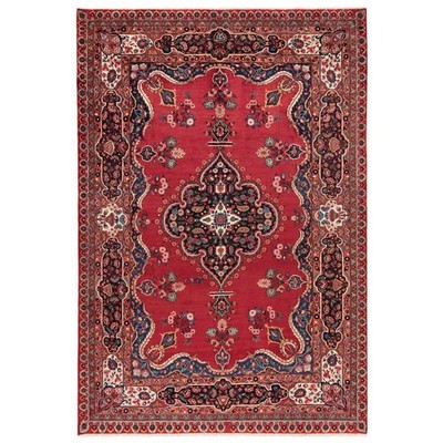 Moud 305x211 cm Handgeknüpfter Orientteppich Wolle Orient Carpet Rug Rot