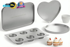 Kids Complete Oven Pan Set for Easy Bake Ultimate Oven 75 Cupcake Liners 15.