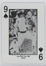 1985 Hey Hey Cubs Jack Brickhouse Playing Cards Jody Davis #9S 0q3