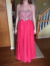 Sherri Hill dress size 2. Watermelon color (worn once!)